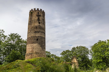 Ruins of Selmberk Castle. Czech Republic.