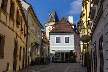 Fototapeta na wymiar Tabor is a small town in South Bohemian region, Czech republic.