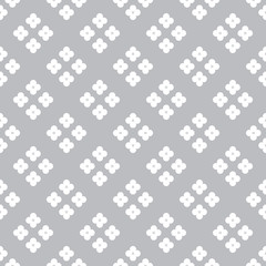 White and grey polka dot seamless pattern, geometric retro backg