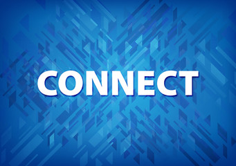 Connect blue background