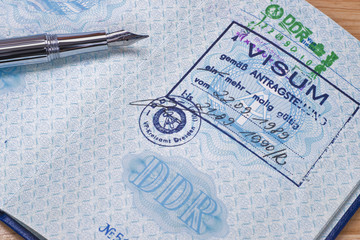 DDR Reisepass 