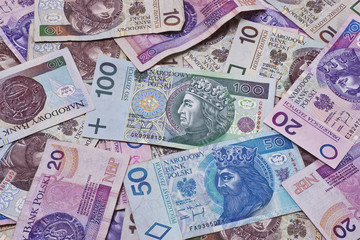 Fototapeta na wymiar Polnische Zloty 