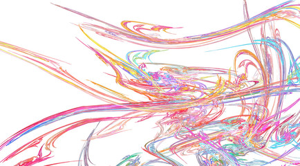 Pastel Rainbow Long Abstract