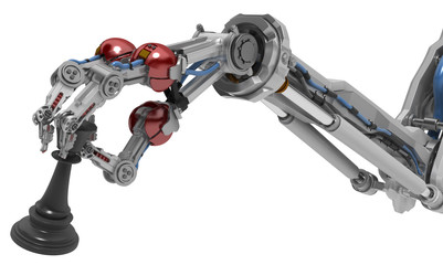 Robotic Arm Three Fingers, Chess Piece
