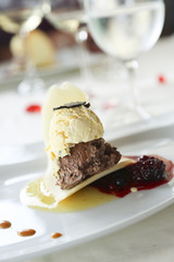 Fancy truffle ice cream