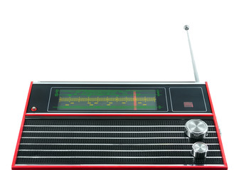 Transistor portable radio receiver
