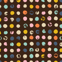 Vector illustration background of abstract brushed textured paper with dots