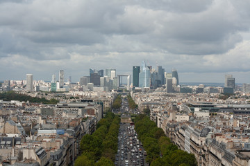 Fototapeta na wymiar Paris Skyline