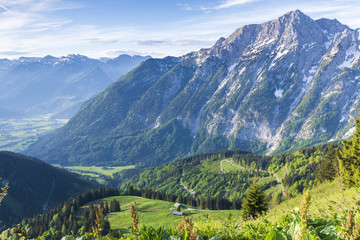Naklejka na ściany i meble Berchtesgadener Land - Rossfeld