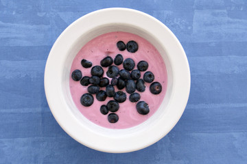 Blaubeeren mit Yoghurt