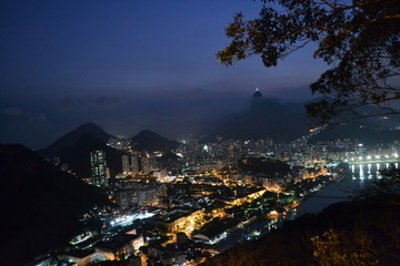Fototapeta premium night over the city