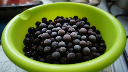 frozen berry, currant
