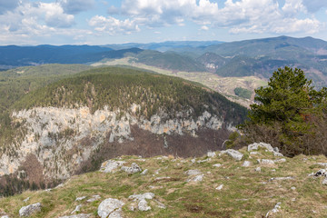 Mountains with sky and clouds