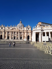 Fototapeta na wymiar Place Saint-Pierre, Vatican