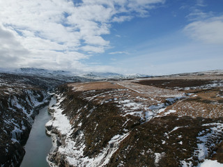 Jokulsa river in Iceland