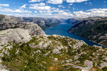 Fototapeta na wymiar Landschaft in Norwegen - Fjord