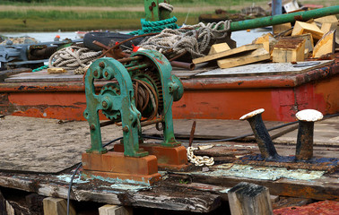 Ship clutter on board a derelict ship