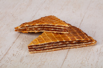 Sweet Waffle with jam