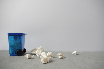 poubelle papier