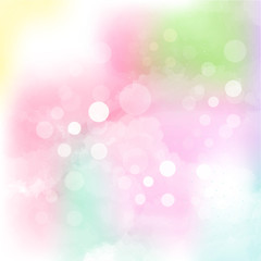 Abstract bokeh banner