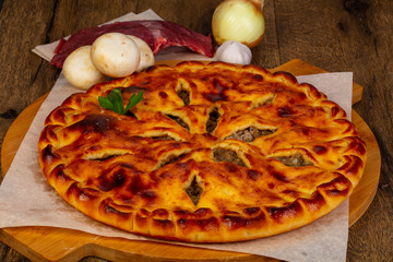 Homemade Ossetian pie