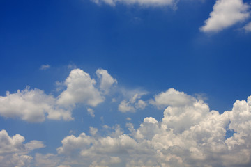 blue sky with clouds background