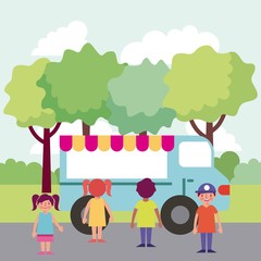 people park and city