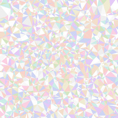 Abstract triangle background. Colorful holographic design triangular vector pattern.