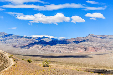 Fototapeta premium Cloud Shadows Over Death Valley National Park in California