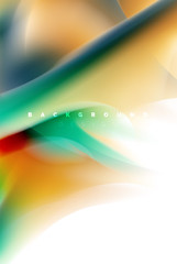 Holographic paint explosion design, fluid colors flow, colorful storm. Liquid mixing colours motion concept, trendy abstract background layout template for business presentation, app wallpaper banner