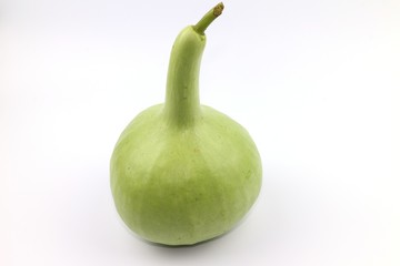 calabash vegetable on white background
