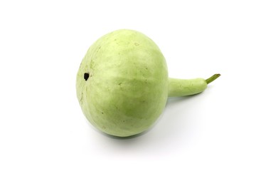 calabash vegetable on white background