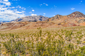 The Mountainous Desert Landscape of Death Valley National Park in California