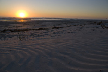 Fototapeta na wymiar St Augustine beach at sunrise
