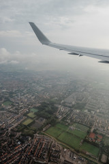 Flying over Netherlands