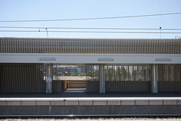 London, United Kingdom - June 26, 2018 : View of Hackney Wick overground station