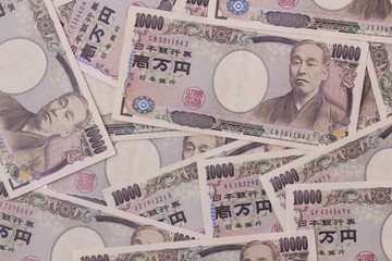 Japanese Yen Money,Japanese of banknote , Yen currency background