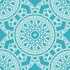 Abstract Vector seamless pattern with abstract geometric style. Repeating sample figure and line. For modern interiors design, wallpaper, textile industry.