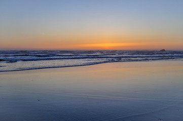 Fototapeta na wymiar Sunset Along the Pacific Coast Highway of California