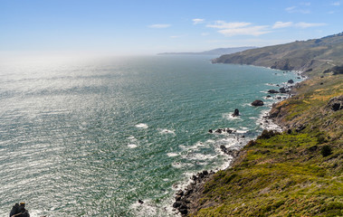 The California Coast From the Pacific Coast Highway