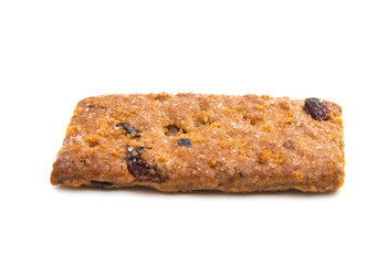cookies with raisins isolated