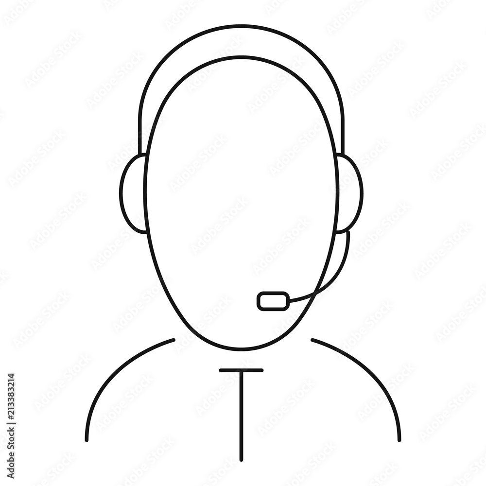 Poster social support icon. outline social support vector icon for web design isolated on white background