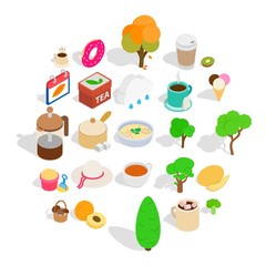 Property icons set. Isometric set of 25 property vector icons for web isolated on white background