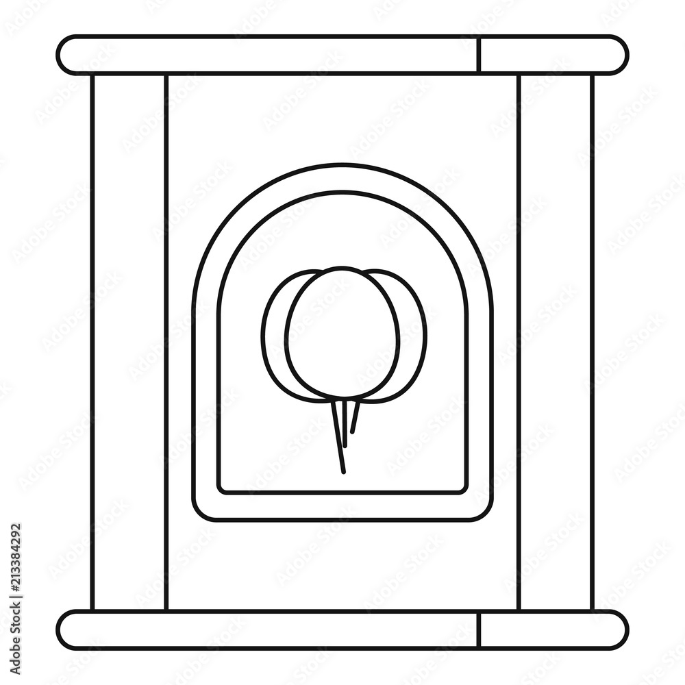 Poster spinach tin icon. outline illustration of spinach tin vector icon for web design isolated on white b