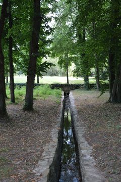 Saint-Herblain - Parc de la Bégraisière - Ruissellement d'eau des trois étangs du Tillay 