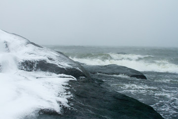 stormy sea