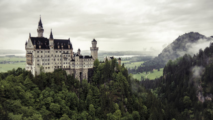 Naklejka premium Castle in the Alpse