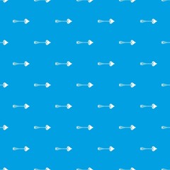 Vintage arrow, design element pattern vector seamless blue repeat for any use