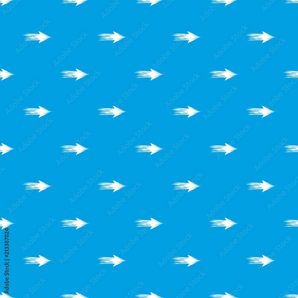 Poster linear abstract arrow pattern vector seamless blue repeat for any use