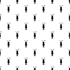 Alcoholic cocktail icon in simple style isolated on white background. Drink and relax  symbol